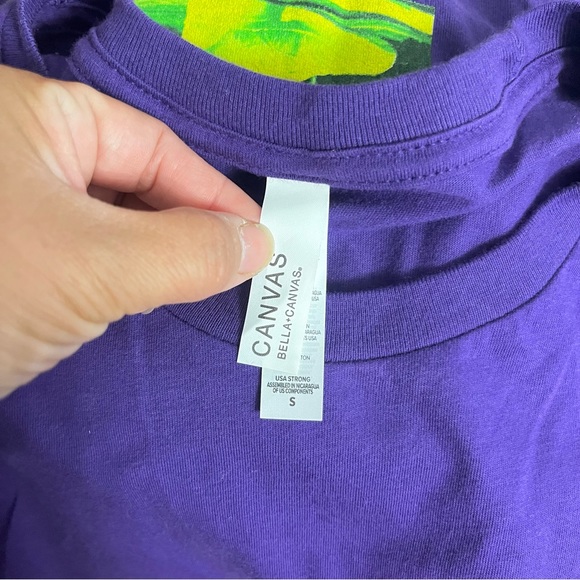 Jonas Brothers The Remember This Concert Tour Tee Shirt Band T Purple Neon Small - Picture 4 of 7